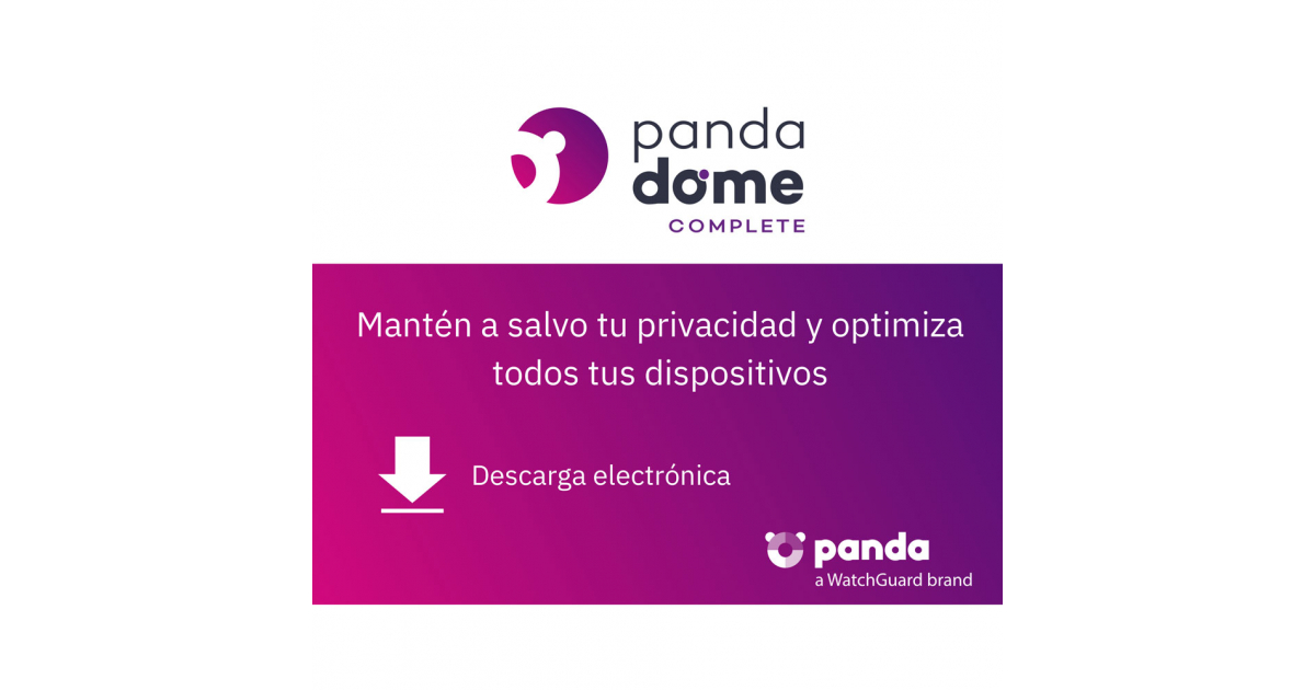 ESD Panda Dome Complete 1 Licencia 1 Ano Licencia Digital