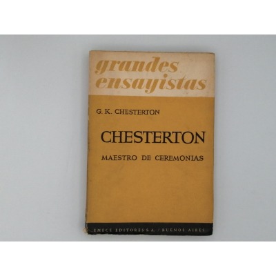 CHESTERTON. MAESTRO DE CEREMONIAS.