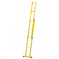 ESCALERA FIBRA DE VIDRIO DOS TRAMOS EXTENSIBLE MANUAL BASICA modelo FCT-12