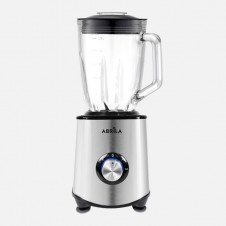 Batidora De Vaso Bruja Acero/negro 1500w 2vel+pulso 4h. Ac.inox.jarra Cristal 1,5l Protecc.,antidesliz.39,5x18,5x18cm