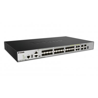 DGS-3630-28SC switch Gestionado L3 1U Negro