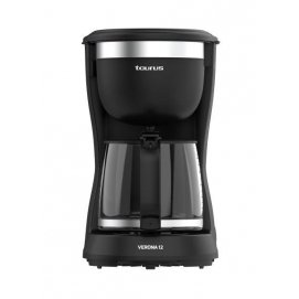 Cafetera de goteo filtro Taurus VERONA, 12 tazas, negro