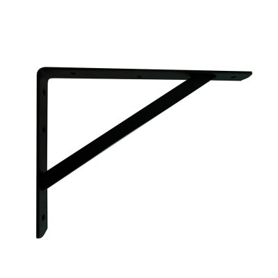 Escuadra reforzada plm04 negro 250 x 200 mm