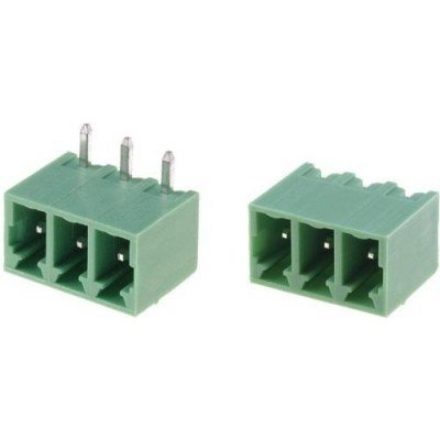 Regleta Bornas Macho Cto. Impreso 3Pin paso 3,81mm