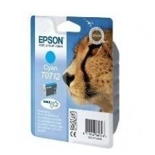 Cartucho tinta epson c13t07124012 cian 7ml stylus d78 - 92 - 120 - dx40x0 - 44x0 - 50x0 - 60x0 - 74x0 - 84x0 - 7000f - guepardo