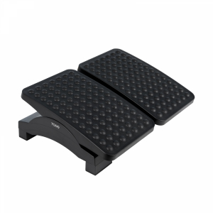 TooQ REPOSAPIES AJUSTABLE EN ALTURA E INCLINACIÓN,NEGRO