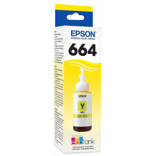 BOTELLA DE TINTA EPSON ECOTANK T664 AMARILLO SERIE L 70ML T664420-AL
