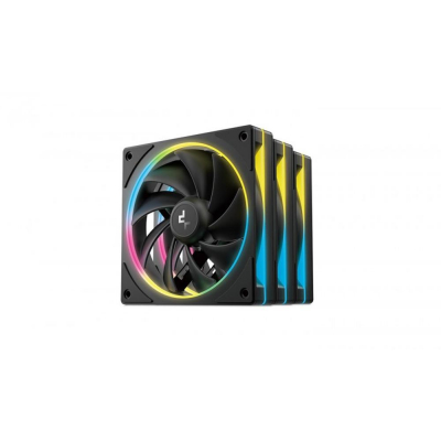 Ventilador caja deepcool fl12 - 3in1 argb 3x 120mm negro