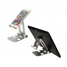 KSIX Soporte Sobremesa Swivel Giratorio Aluminio para SmartPhones Tablet Smartwatch