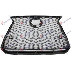 PARRILLA NEGRO BRILLANTE(F-SPORT)(CAMARA)            (2 SENSORES)