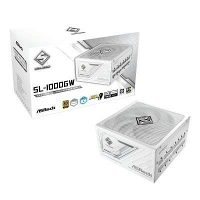 SL-1000GW Steel Legend unidad de fuente de alimentación 1000 W 20+4 pin ATX ATX Blanco