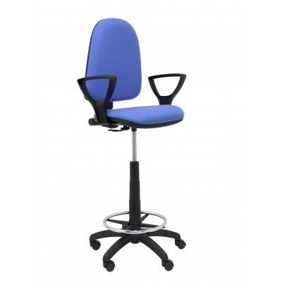 Taburete Aýna bali azul claro brazos fijos