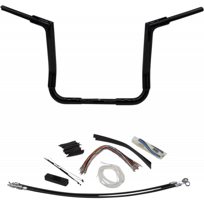 Kit manillar EZ Install de 1-1/2 con bordes superiores planos FAT BAGGERS INC. 609114-B