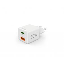 Hama 00201992 cargador de dispositivo móvil Smartphone Blanco Corriente alterna Carga rápida Interior, Exterior