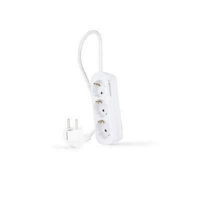 REGLETA 3 TOMAS, 1.4 M BLANCA
