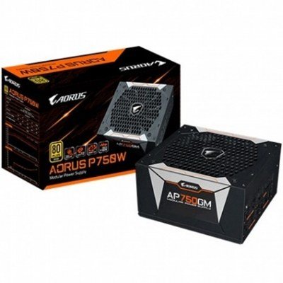 Fuente de alimentacion atx 750w gigabyte aorus 80+ gold - modular
