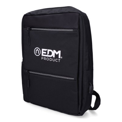 *merchandising* mochila de oficina negra pierre delone edm