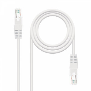 Nanocable - CABLE RED LATIGUILLO CAT.6 UTP AWG24, BLANCO 2 M