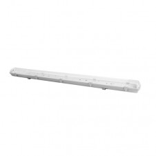 Pantalla Estanca Basik Para Led 2xt8 150cm Ip65 Gris C/reflector Blanco 9,5x156x12,8cm