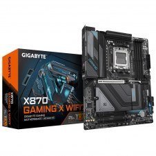 GIGABYTE X870 GAMING X WIFI7 Placa Base - Compatible con CPUs AMD Ryzen 9000, 16+2+2 fases VRM, hasta 8000MHz DDR5 (OC), 1xPCIe 5.0 + 2xPCIe 4.0, Wi-F