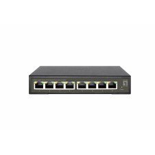 LevelOne GES-2108P switch Gestionado L2 Gigabit Ethernet (10/100/1000) Energ?a sobre Ethernet (PoE) Negro
