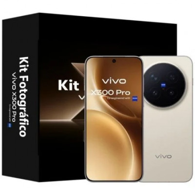 Smartphone Vivo X300 Pro 16GB/ 512GB/ 6.78/ 5G/ Marrón + Kit fotográfico Vivo X300 Pro