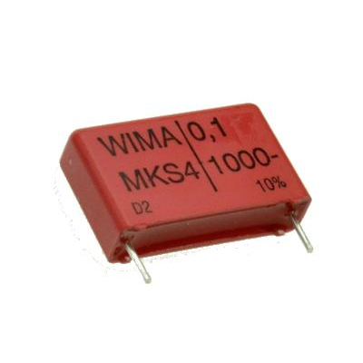 Condensador Polipropileno 100nF 1000Vdc R22.5mm