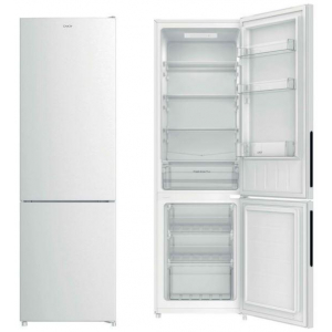 Frigorífico combi Candy CCG3L517EW, 176 x 54.5 x 55 cm, Cíclico Low Frost, clase E, 214 kWh año, 39dB, 260 litros, Inverter, reversible, luz LED, blanco