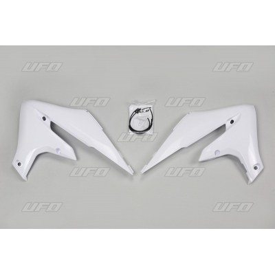 Plásticos laterales de radiador UFO blanco Yamaha YZ450F YA04858#046