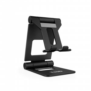 Tooq Soporte Plegable Slim Teléfono/Tablet Negro