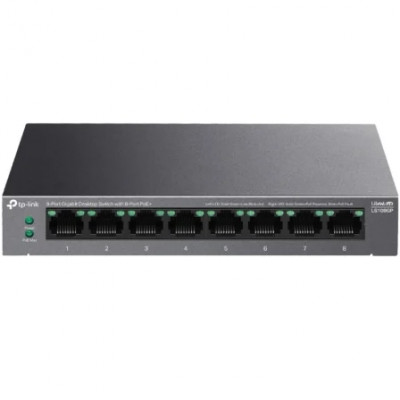 Switch TP-Link LS108GP 8 Puertos/ RJ-45 10/100/1000/ PoE+