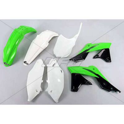 Kit plástica UFO original (2016) verde/negro/blanco Kawasaki KX250F KAKIT221@999A