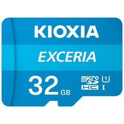 Tarjeta memoria micro secure digital sd kioxia 32gb exceria uhs - i c10 r100 con adaptador
