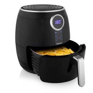 Freidora de aire Tristar FR6956, sin aceite, 4.5 litros, 1500W, negro