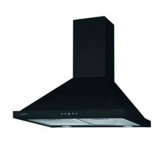 Campana decorativa de pared piramidal Cata Beta Pro 7000 BK, 70 cm, 971 m3/h, clase A, 3 velocidades + intensiva, 75dB, luz LED, negro