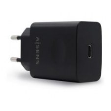 Cargador Pared Aisens 20w 1xusb-c Negro