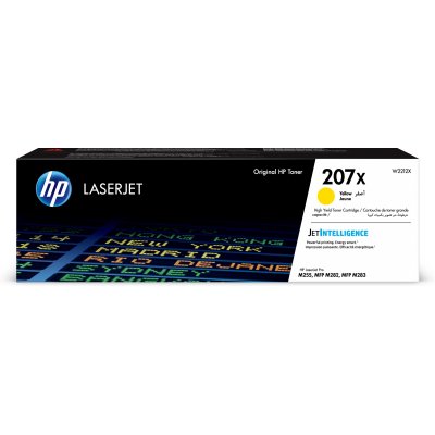 Cartucho de tóner Original 207X LaserJet amarillo de alta capacidad