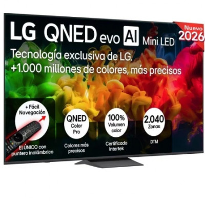 Televisor LG QNED evo AI QNED83B Mini LED 85QNED8EB3A 85/ Ultra HD 4K/ Smart TV/ WiFi
