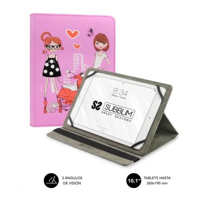 FUNDA TABLET SUBBLIM TRENDY CASE FASHION GIRLS 10.1