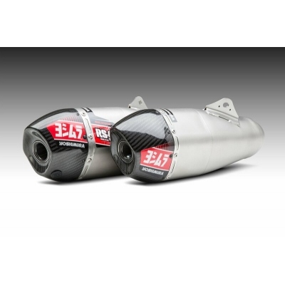 Silencioso izquierdo de acero inoxidable Yoshimura, para escape RS-9, Honda CRF450R/RX 225830R520-LMA