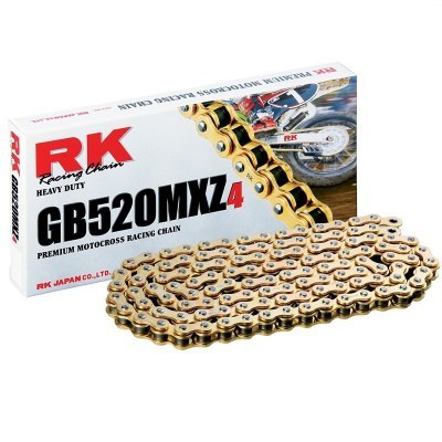 Cadena RK GB520MXZ4 con 96 eslabones oro GB520MXZ-96