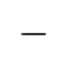 Lanberg PDU-09F-0300-BK unidad de distribución de energ?a (PDU) 9 salidas AC 1U Negro, Gris