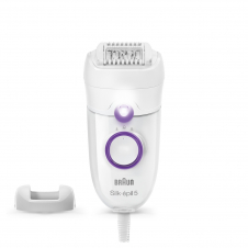 Braun Silk-épil 5 505 Power 28 pinzas Púrpura, Blanco