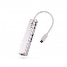 CoolBox miniDock Lite Alámbrico USB 3.2 Gen 1 (3.1 Gen 1) Type-C Blanco