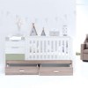 Cuna convertible con cajones inferiores · SERO LOFT 70x140 Erba · Alondra