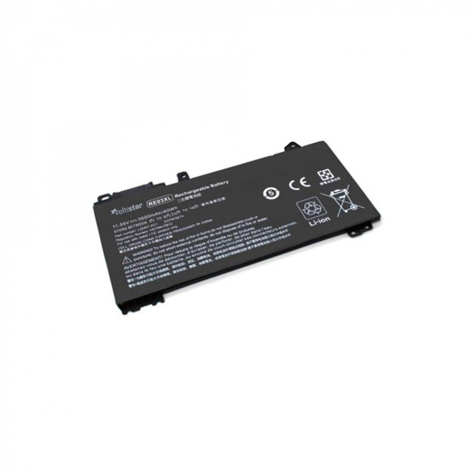 Batería para portátil Hp ProBook 430 440 445 450 455 G6 / 11,55V / 3750mah / RE03XL