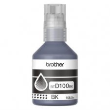 Botella de tinta BROTHER de color negro de ultra alto rendimiento BTD100BK de la serie InkBenefit Tank Imprime hasta 7500 paginas