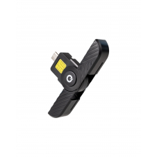 TooQ Lector Tarjetas Inteligentes, DNI Electrónico, USB-C, Negro