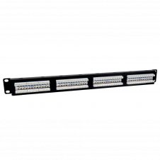 Phasak 24 puertos Cat 6A FTP DUAL BLOCK 1U