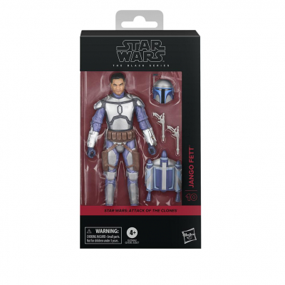 Figura hasbro star wars the black series attack of the clones jango fett